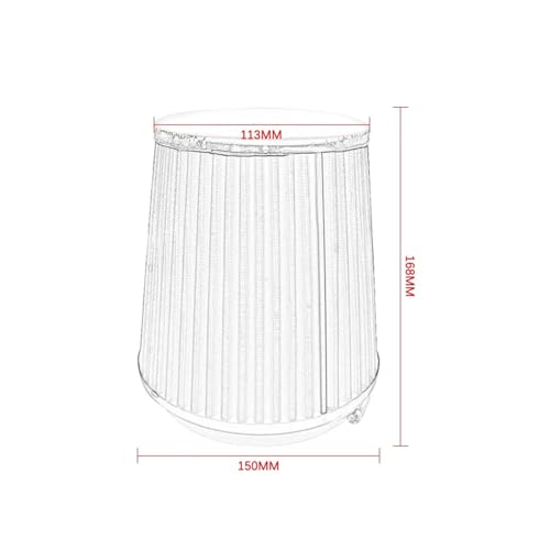 Filtre d'admission d'air à haut débit moto lavable compatible Yamaha YFZ450X 2011 - 6