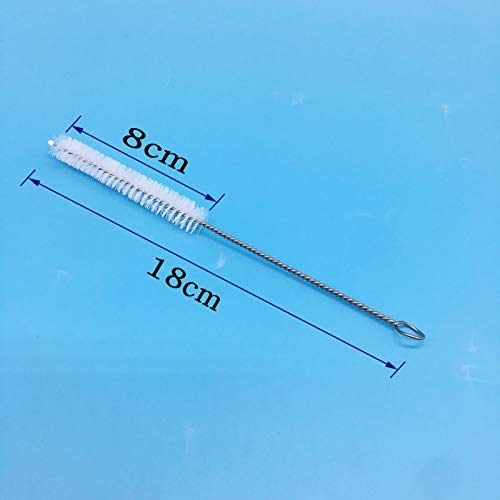 Spazzole Per Pulizia Tubi Tracheostomia - Set 5 Pezzi Da 8mm Con Setole In Nylon E Manico In Acciaio - Foto 7