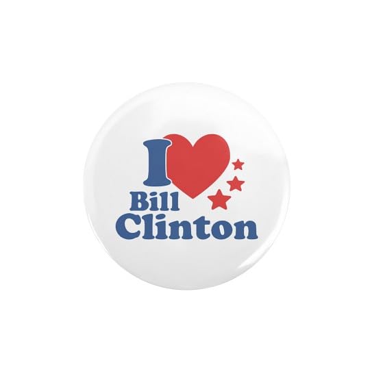 I Love Bill Clinton 2.25 Button 2.25" Round Pinback Button