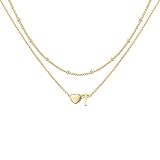 CHUOZI Collar con inicial en capas para mujer, chapado en oro de 18 quilates, cadena de cuentas de acero inoxidable, gargantilla con colgante de letras pequeñas Z, nombre personalizado, One Size