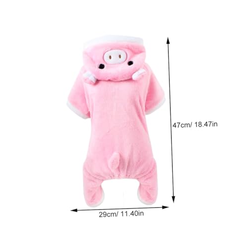 Disfraz para perros y gatos Toyvian M rosa miniatura 6
