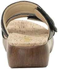 Alegria Womens Brayah Black Leather Double Strap Slide Sandal 9 M US | Image 2