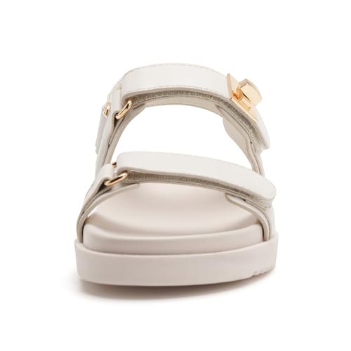 Image of vodvob Women's Platform Sandals Cushioned Footbed Open Toe Walking Summer