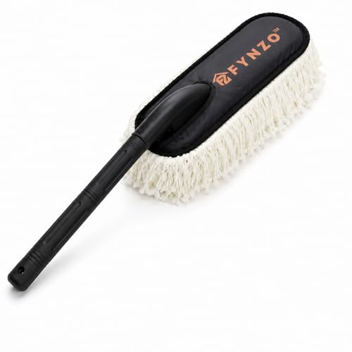 Image of Magnum Car Duster | Car Cleaning Brush Exterior with Largest Wax-Infused Cotton Head | Scratch-Free Car Dust Cleaner for Cars, SUVs & Bikes | Duster for Car Cleaning with Carrying Bag