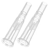 Toyvian 2 Stück Transparenter Pilz Sprühkopf für Aquarium und Garten Teich Sprinkler Leise Dekorativ Installieren Wasser und Energiesparend Kompatibel mit Wasserfontänen und Teichbrunnen