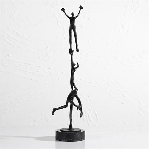 Figurine décorative en métal à offrir comme sculpture cadeau de crémaillère