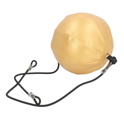 Naroote Double End Bag, Boxing Bag with Pump 2 Installation Hooks Double End Punching Bag PU Leather Boxing Punching Bag Hanging Speed Striking Training Ball Speed Bags for Boxing for