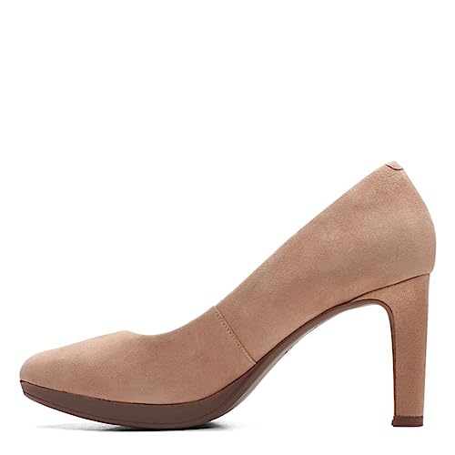 Image of Clarks Ambyr Joy Praline Suede 7.5 B (M)