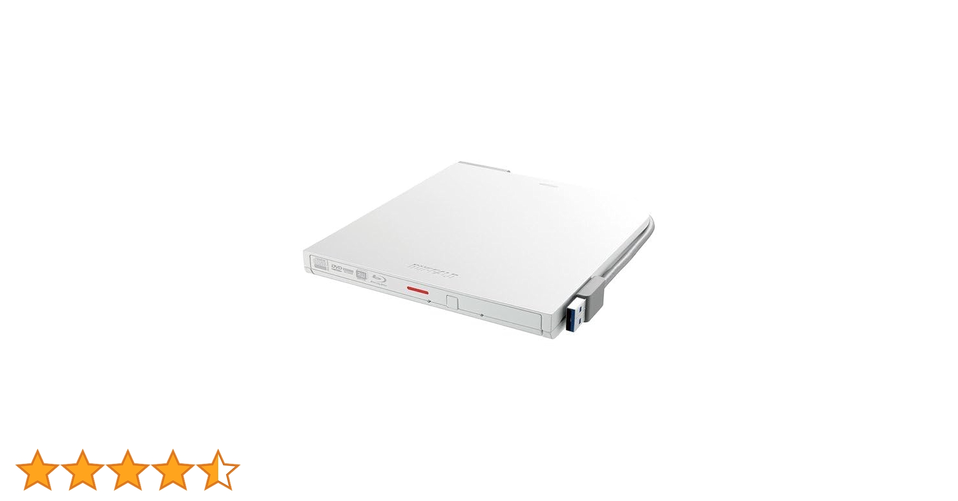 BUFFALO ポータブル Blu-ray ドライブ BRXL-PT6U3-WH Amazon.co.jp: BRXL-PT6U3-WHE(ホワイト) USB3.2(Gen1) 対応