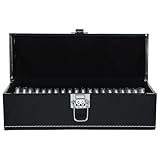 Présentation élégante pour vos pièces : ce coffret met en valeur votre collection, vous permettant d'exposer vos pièces et capsules avec style et organisation. coffret pour capsules de pièces, rangement pour argent