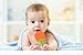 5-Pack Teething Toys - BPA-Free Silicone Fruit Baby Teether Toys