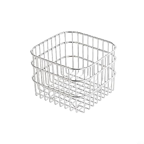 Corbeille en fil d'acier inoxydable pour fruits et légumes, entretien facile (S)