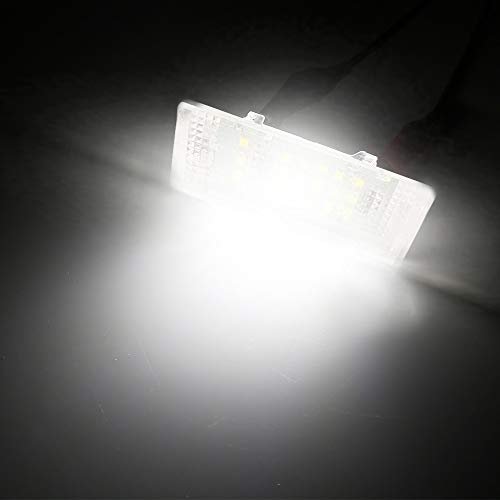Luz de matrícula LED para viajes nocturnos seguros en BMW Serie 3 E46 de 4 puertas 6