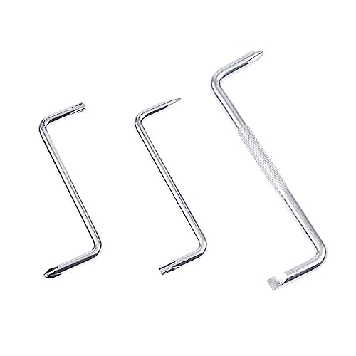 Diarypiece (Lot 3) Jeu Tournevis 3 Pièces ZType Tournevis Coudé À Double Tête T20/T25/Clé Cruciforme Tournevis Cruciforme Jeu Clés À Double Tête