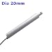JSFQ Equipo eléctrico Mini Tubular Actuador Lineal de 12V 24V DC eléctrica...