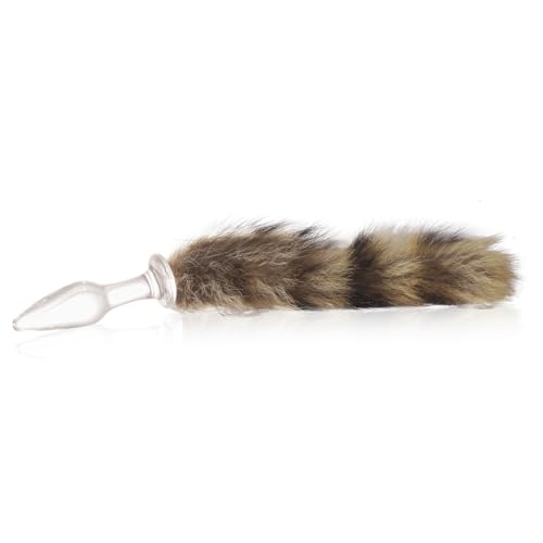 Image of Fox Tail Butt Plug, Glass Anal Sex Toys | for Pet Play, Cosplay, Roleplay, and Kinky Bedroom Fun-the Perfect Anal Training Tool for Beginners and Experienced Users