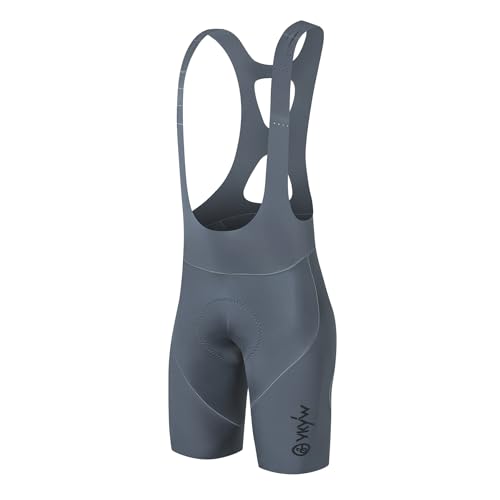 Image of YKYWBIKE Cycling Bibs Men,Elastic Interface Padded Cycling Bib Shorts,Breathable Biking Bib Short Men