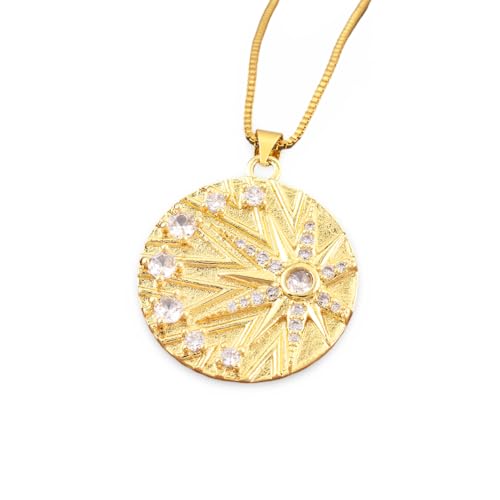 Pendentif en cristal brillant irrégulier anti ternissement pour style punk