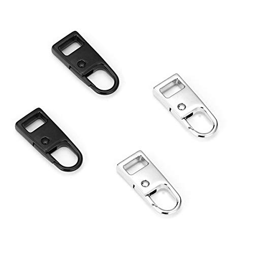 Zipper Pull Tab Replacement Metal Zipper Handle Mend Fixer for Suitcases Luggage Jacket Backpacks Coat Boots - Thumbnail 5