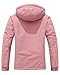 DDQLADY Women's Ski Coat Waterproof Cold-Season Jacket Snowboarding Raincoat Hooded Windproof Outerwear