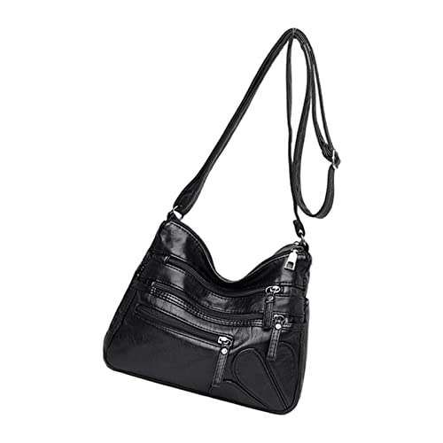 Sac à bandoulière femme résistant aux rayures avec poches de rangement pour déplacements