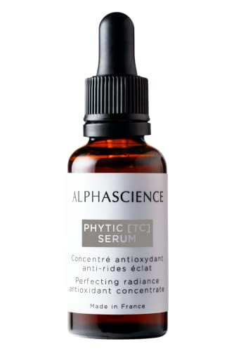 Alphascience Phytic [Tc] Serum 30 Ml / 1 Fl Oz - Antioxidant Serum - Acne-Prone Skin - Anti Aging Face Serum - Brown Spots Prevention - Normal To Combination Skins - Made In France - Fragrance Free - Preservative Free #TOP3