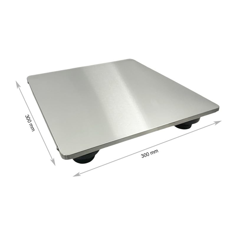 Pesa pacchetto mobile professionale, 150 kg, vassoio in acciaio