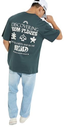 Image of Max Men Cotton Regular Fit URB N Back Printed T-Shirt