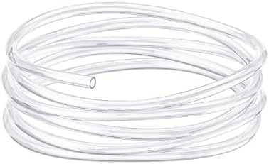Pawfly Tubo De Aire para Acuarios 2 m Tubo Estándar De 4/6 mm para Bomba De Aire De Pecera Manguera Flexible De PVC Puro Resistente a La Torsión