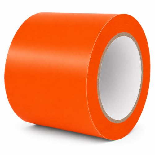 Image of GGR Supplies CVT-536 Orange Vinyl Floor Marking Tape, 4 x 36 Yards