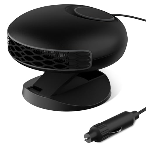 Blytra Portable Car Heater with Fast Heating and Cooling, Electronic Auto Fan Heater 12V 200W, 360°
