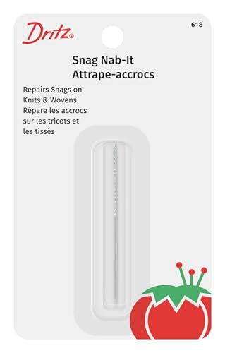 Dritz Snag Nab-It 2.5 Snag Repair Tool Fix Snags in Knits & Wovens Sweaters Upholstery & Drapes 1 Count