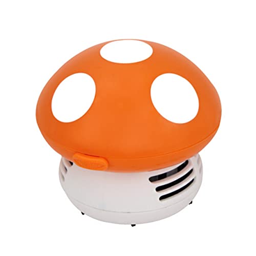 ULDIGI Cordless Mini Vacuum Cleaner Mushroom Design Low Noise Portable Handheld for Tabletop Countertop