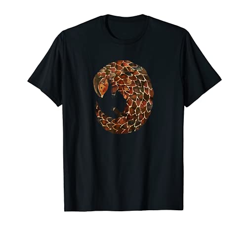 Pangolin T-Shirt Anteater Animal Endangered Species Gift Tee