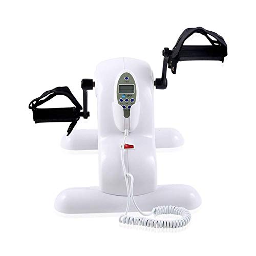 Image of Portable Pedal Exercise Electric Pedal Motorized Electric Mini Exercise Bike Pedal Exerciser Fitness Equipment for Seniors Portable Fitness Cycle for Arm Leg Rehabilitation Mini,