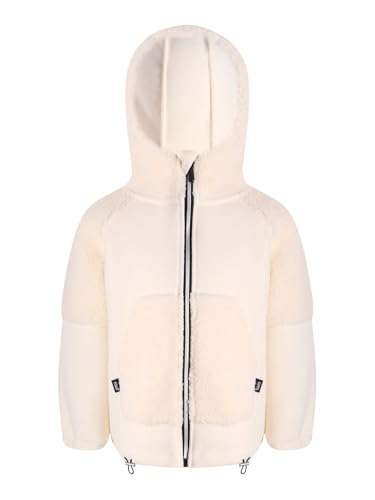 Kids Boys Full Zip Up Hooded Solid Sweatshirt Winter Warm Fleece Hoodies Jacket Windproof Outerwear