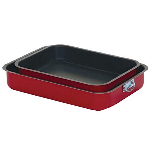 Pentalux LASAGNERA 2 Pezzi Antiaderente in Alluminio CM. 25/35