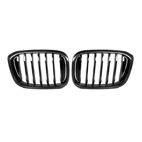 Grille capot voiture compatible avec BMW X3 X4 G02 calandre avant carbone