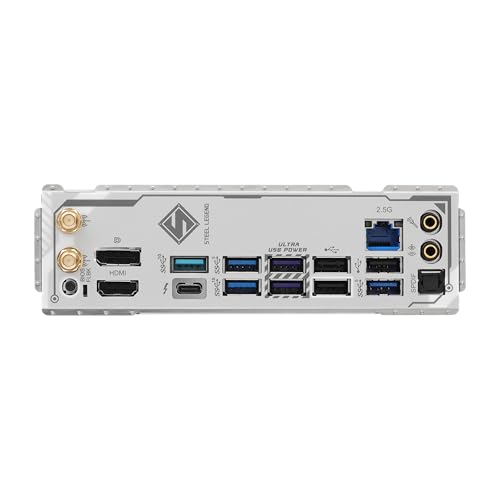 Image of ASRock B860 Steel Legend WiFi 6E LGA1851 Intel Core Ultra (Series 2) DDR5 8666+ (OC) MHz 256GB M.2 ATX Motherboard Thunderbolt SATA3 6.0 Gb /s PCIe 5.0 2.5G LAN HDMI DisplayPort BIOS Flashback