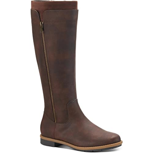 Style & Co. Womens Olliee Faux Leather Tall Knee-High Boots Brown 5 Medium (B,M)