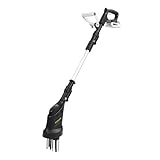 Sun Joe Cordless Garden Claw Tiller & Cultivator with 4-Tine Steel Blades, Battery & Charger, 3.6 Inch, 24V, 150W Motor - Heavy-Duty Tilling Machine for Lawn, Yard, and Gardening Care, 24V-CTLR-LTE