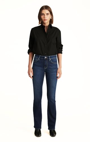 Mavi Women's Molly Mid-Rise Bootcut Jeans
