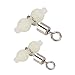 Keenso Snap Swivel Fishing, 5 Pcs Fluorescent Swivel Fishing Beads Swivels Durable Practical Snap Swivel for Fishing at Night (L)
