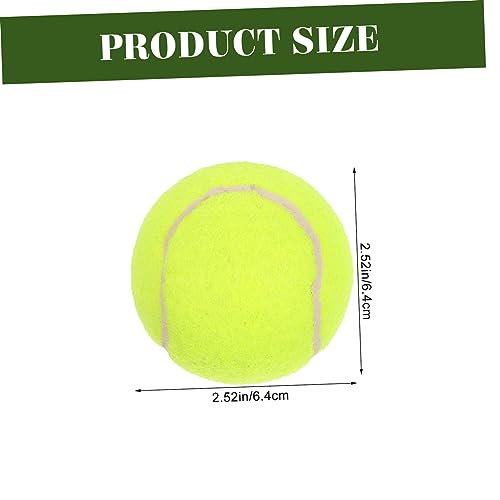 Toddmomy Beginner Training Ball 3 Pack Tennis Training Balls for Outdoor Indoor Rebound