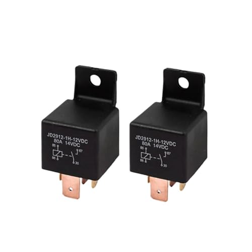 Relé automotriz JD2912-1H 12V 80A para solucionar fallos de encendido por sobrecarga