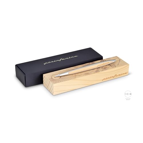 Stylo Pininfarina Cambiano pointe Ethergraph aluminium noyer