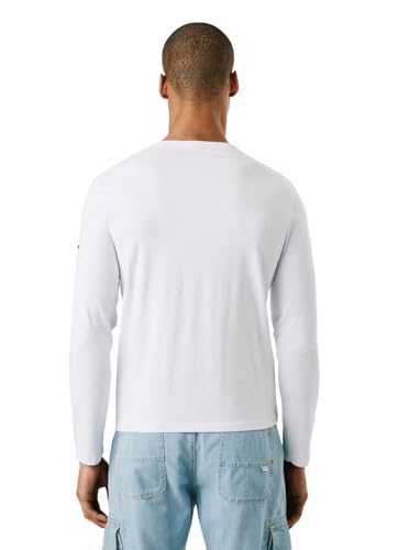 Pepe Jeans Herren Original Basic 2 Long N T-shirt, Weiß (White), M – Ansicht 2
