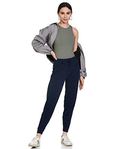 Image of Marks & Spencer Goodmove Womens Solid High Rise Regular Fit Jogger