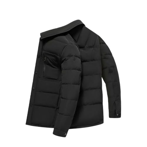 Doudoune légère homme pour l'automne et l'hiver veste décontractée matelassée noire