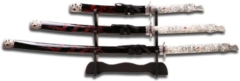 BladesUSA C-41D4 3 Piece Samurai Sword Set Serpent Design